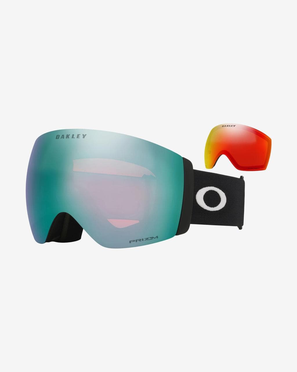 Masque Oakley Flight Deck Pro L Matte Black avec lentille Prizm Snow Sapphire Iridium + Prizm Snow Torch Iridium