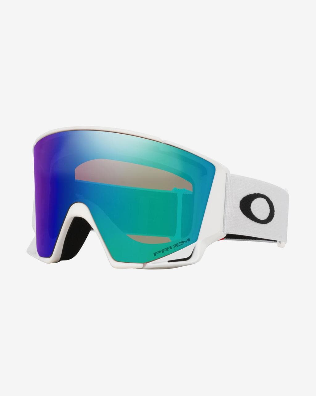 Masque Oakley Flow Scape L Matte White avec lentille Prizm Snow Argon Iridium + Prizm Snow Iced Iridium