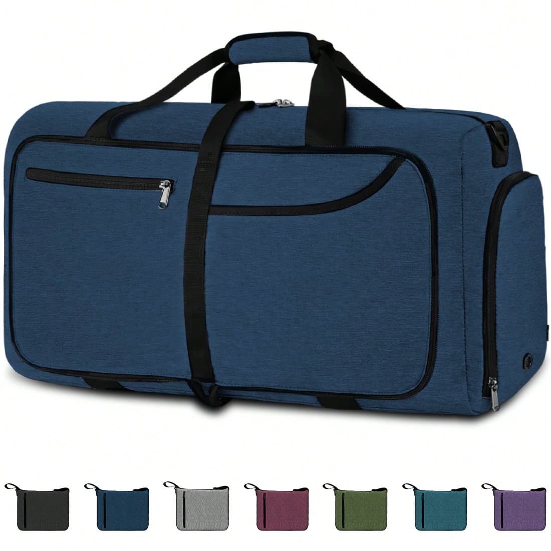 Sac de voyage Grand 40L 65L 80L 100L 120L Sacs de voyage pliables Sac de sport léger pour hommes avec compartiment à chaussures pour Weekender