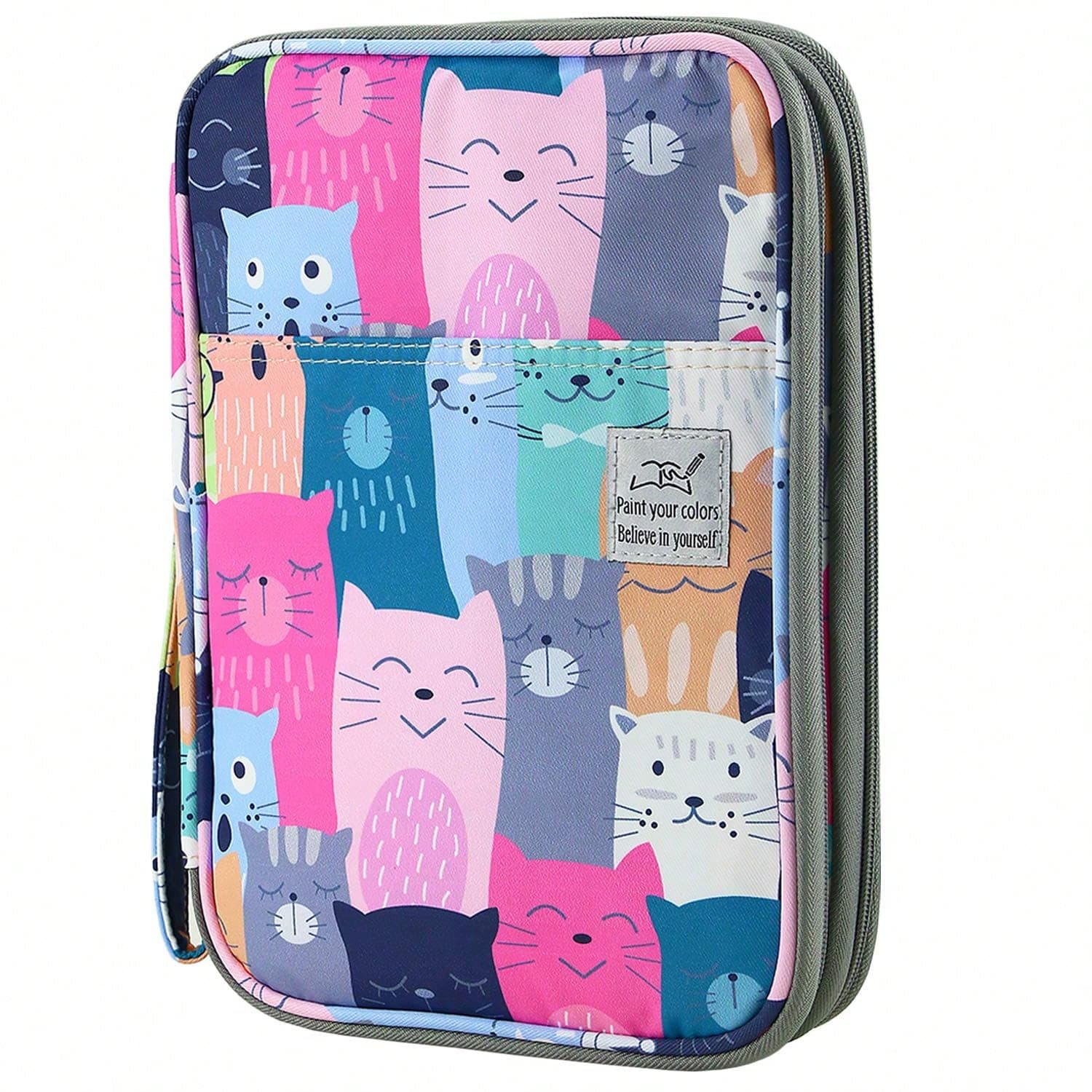 YOUSHARES Trousse Sac à Crayons et Stylos Sangle et Grande Capacité, Pratique et Solide 192 Slots Pencil Case 06