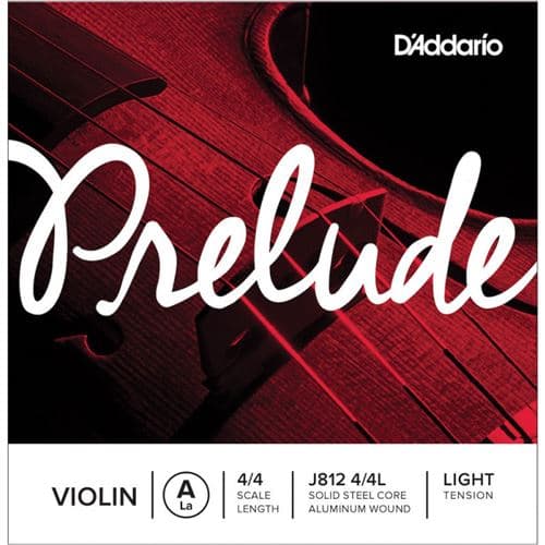 D'Addario J812 4/4L - Corde seule (la) violon 4/4 Prelude, Light
